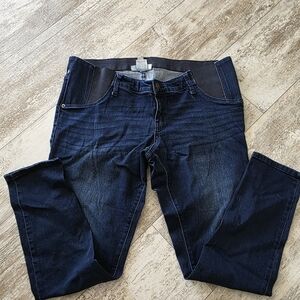 maternity 14 skinny jean isabel side panel jeans